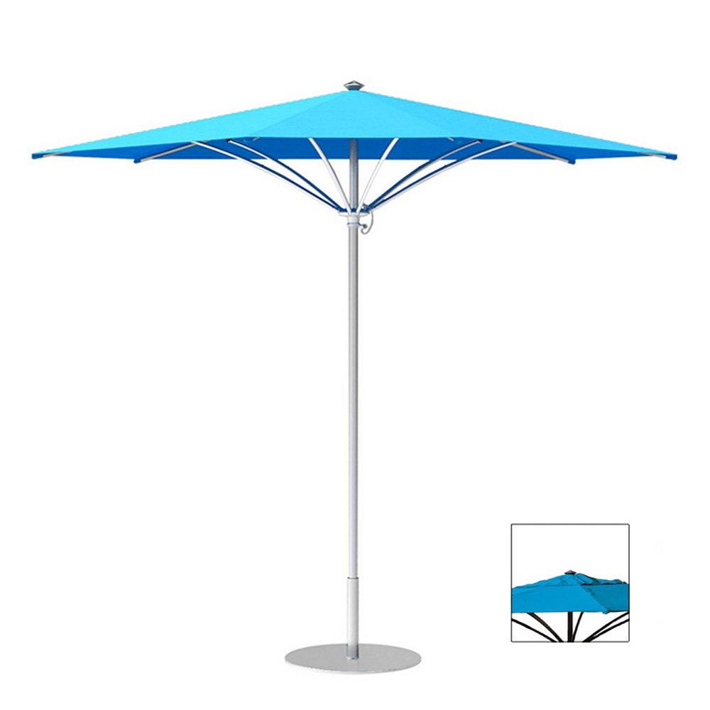 Tropitone Trace 10' Triangular Patio Umbrella with Manual Lift and Vent - RT010MSV