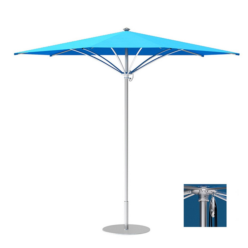Tropitone Trace 10' Triangular Patio Umbrella with Pulley Lift - RT010PS