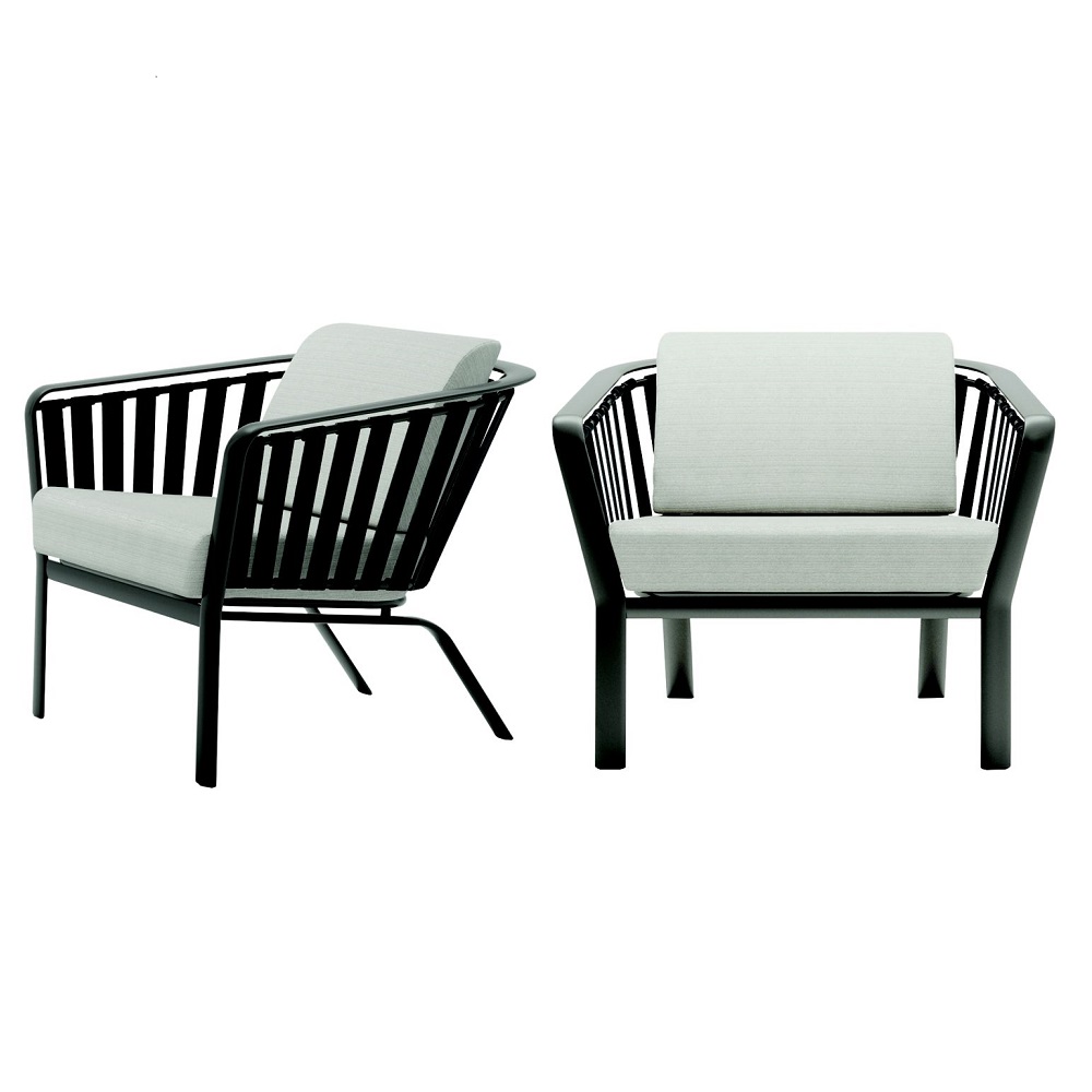 Trelon Cushion Lounge Chairs
