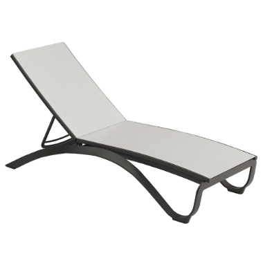 Tropitone Twist Sling Armless Chaise Lounge - 351933