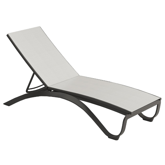 Tropitone Twist Sling Armless Chaise Lounge - 351933