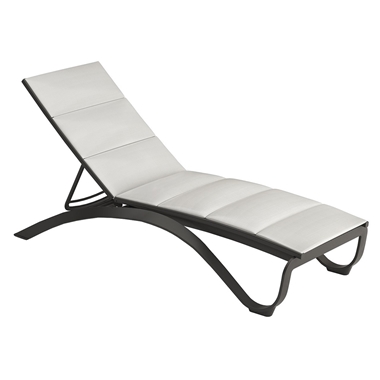 Tropitone Twist Padded Sling Armless Chaise Lounge - 351933PS