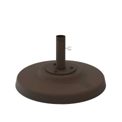 Tropitone Cement Filled 24" Aluminum Base for Under Table Use - 1.5" Pole - CFA24R15T