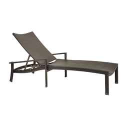 Tropitone Vela Woven Chaise Lounge with Arms - 321732WS