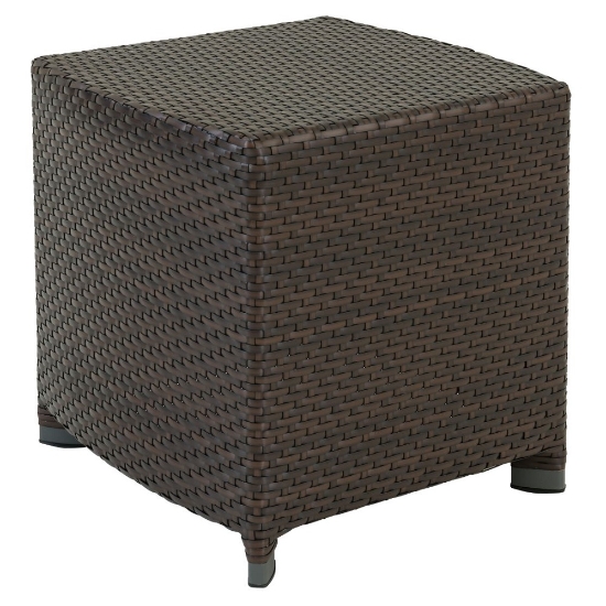 Tropitone Vela Woven 17" Square Tea Table - 321738WS