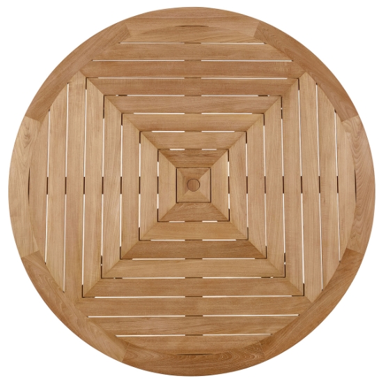 Universal Coastal Living Chesapeake 80" Round Table overhead