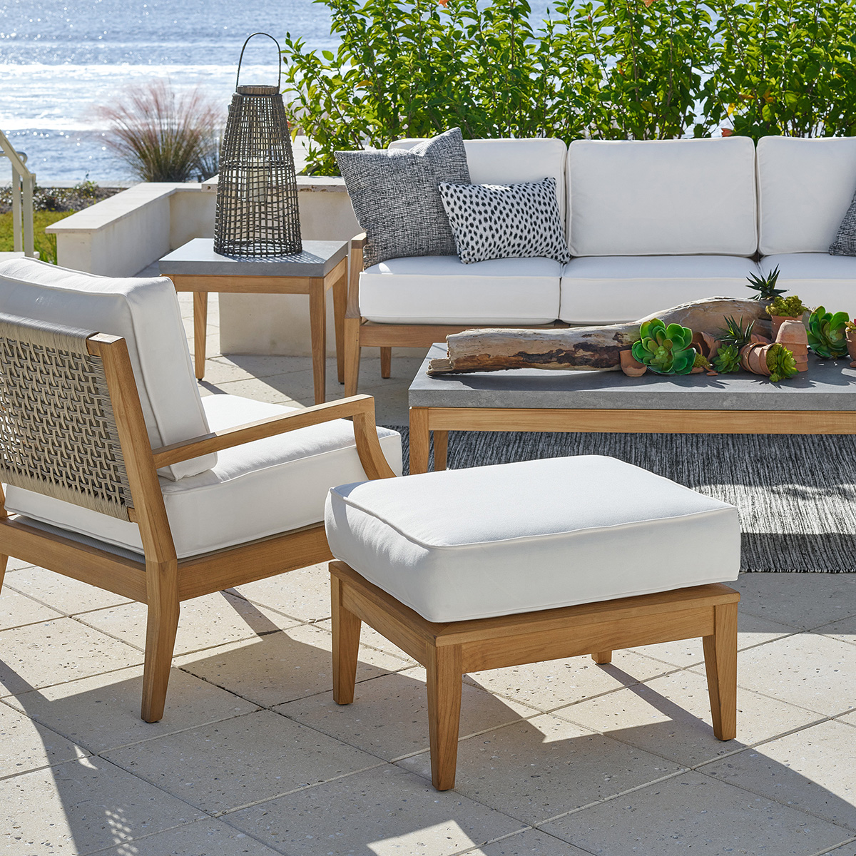 Universal Furniture Chesapeake Fret Back Side Chair - Thumbnail 5