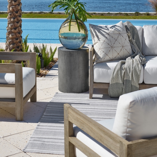 Universal Coastal Living Oahu Side Table lifestyle