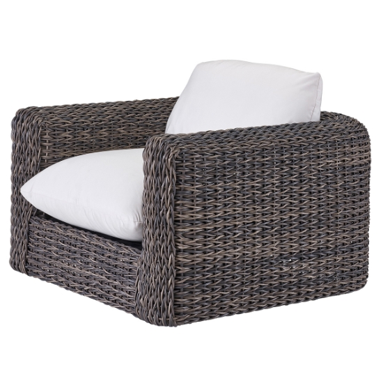 Universal Coastal Living Montauk Swivel Lounge Chair side