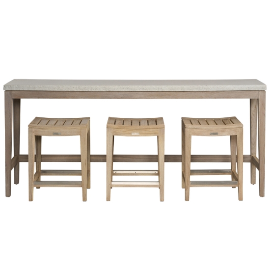 Saratoga Counter Stool Set with Console Table
