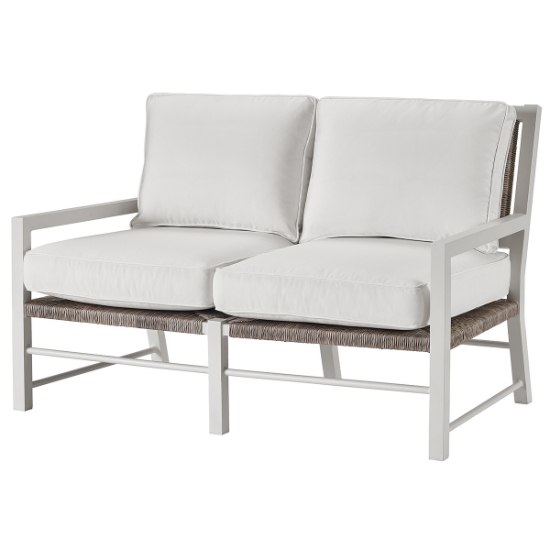 Universal Coastal Living Tybee Loveseat side