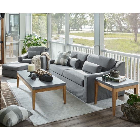 Universal Coastal Living Upholstery Brooke Long Sofa set