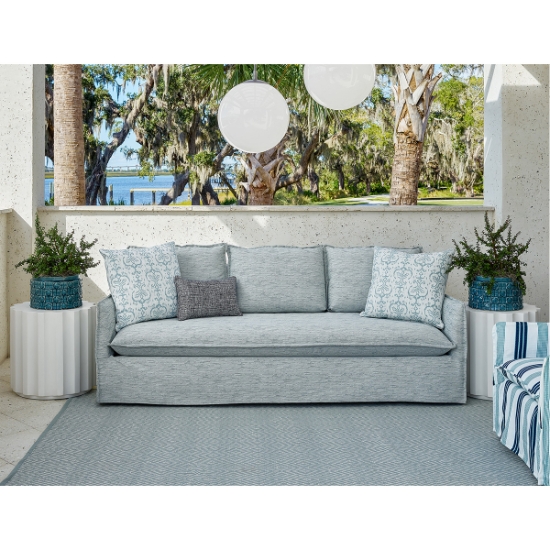 Universal Coastal Living Upholstery Siesta Key Swivel Chair