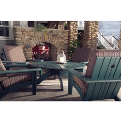 Uwharrie Chair Chat Patio Lounge Chair Set for 4 - UW-CHAT-SET2