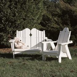Uwharrie Chair Nantucket Kids Outdoor Furniture Set - UW-NANTUCKET-SET3