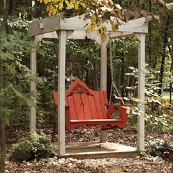 Uwharrie Chair Veranda Swing Set w/ Arbor - UW-VERANDA-SET2