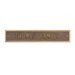 Arch Extension Standard Wall Address Plaque - One Line - 1076