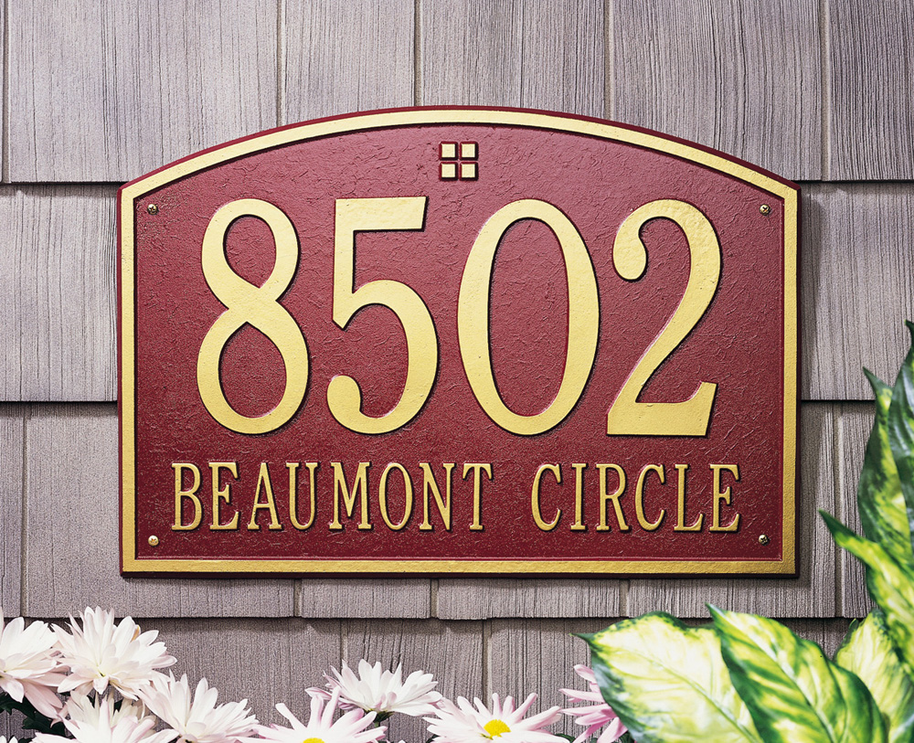 Whitehall Cape Charles Estate Wall Address Plaque - Thumbnail 5
