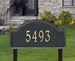 Providence Arch Estate Lawn Address Plaque - One Line - 1310