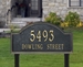 Providence Arch Estate Lawn Address Plaque - Two Line - 1311