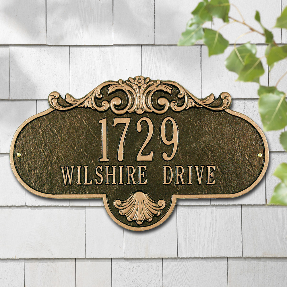 Whitehall Rochelle Address Plaque - Thumbnail 2