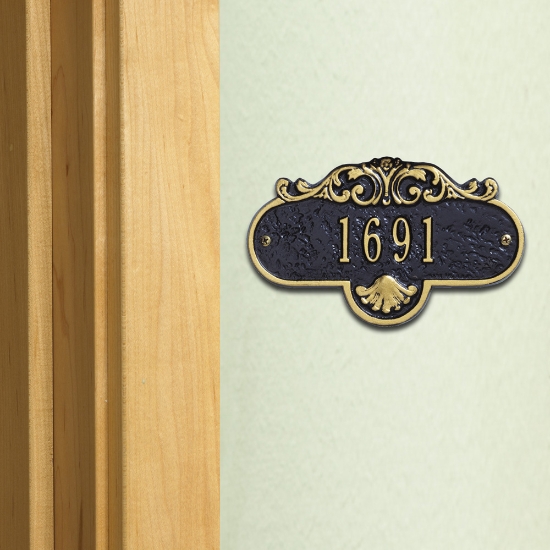 Rochelle Petite Wall Address Plaque - One Line - 2020