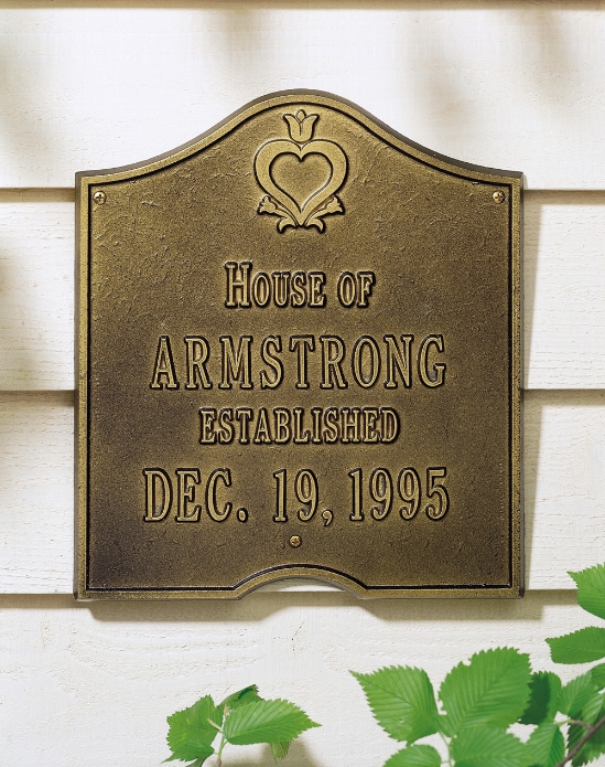 Pennsylvania Dutch Anniversary Plaque - Two Line - 2204