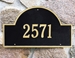 Arch Marker Estate Wall Address Plaque - One Line - 1001