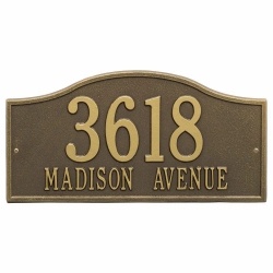 Whitehall Rolling Hills Plaques Grand Wall Address Plaque - Two Line