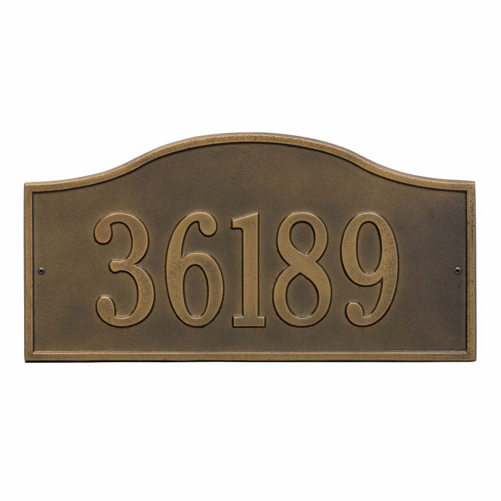 Whitehall Rolling Hills Plaques Grand Wall Address Plaque - One Line