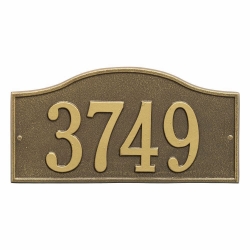 Whitehall Rolling Hills Plaques Standard Wall Address Plaque - One Line