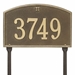 Whitehall Cape Charles Standard Lawn Address Plaque - One Line