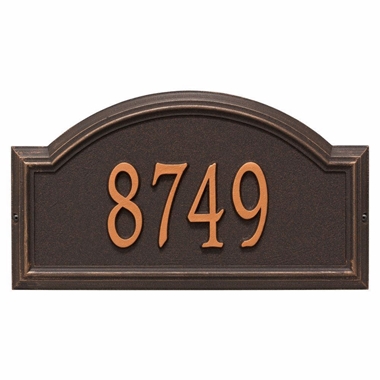 Whitehall Providence Arch Standard Wall Address Plaque - One Line
