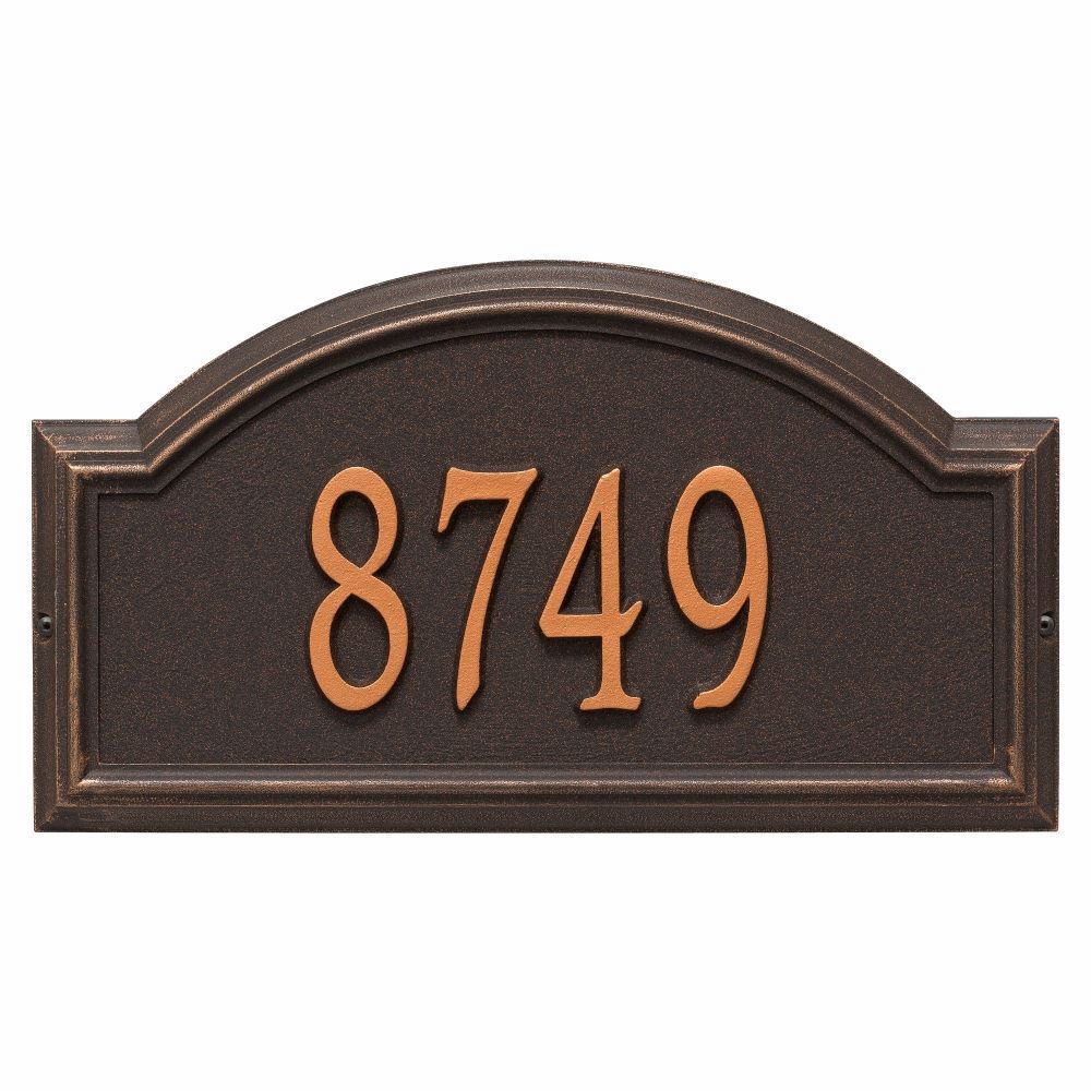 Whitehall Providence Arch Standard Wall Address Plaque - One Line