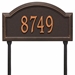 Whitehall Providence Arch Standard Lawn Address Plaque - One Line