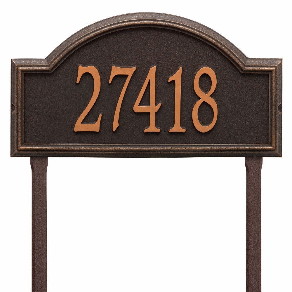 Whitehall Providence Arch Estate Lawn Address Plaque - One Line