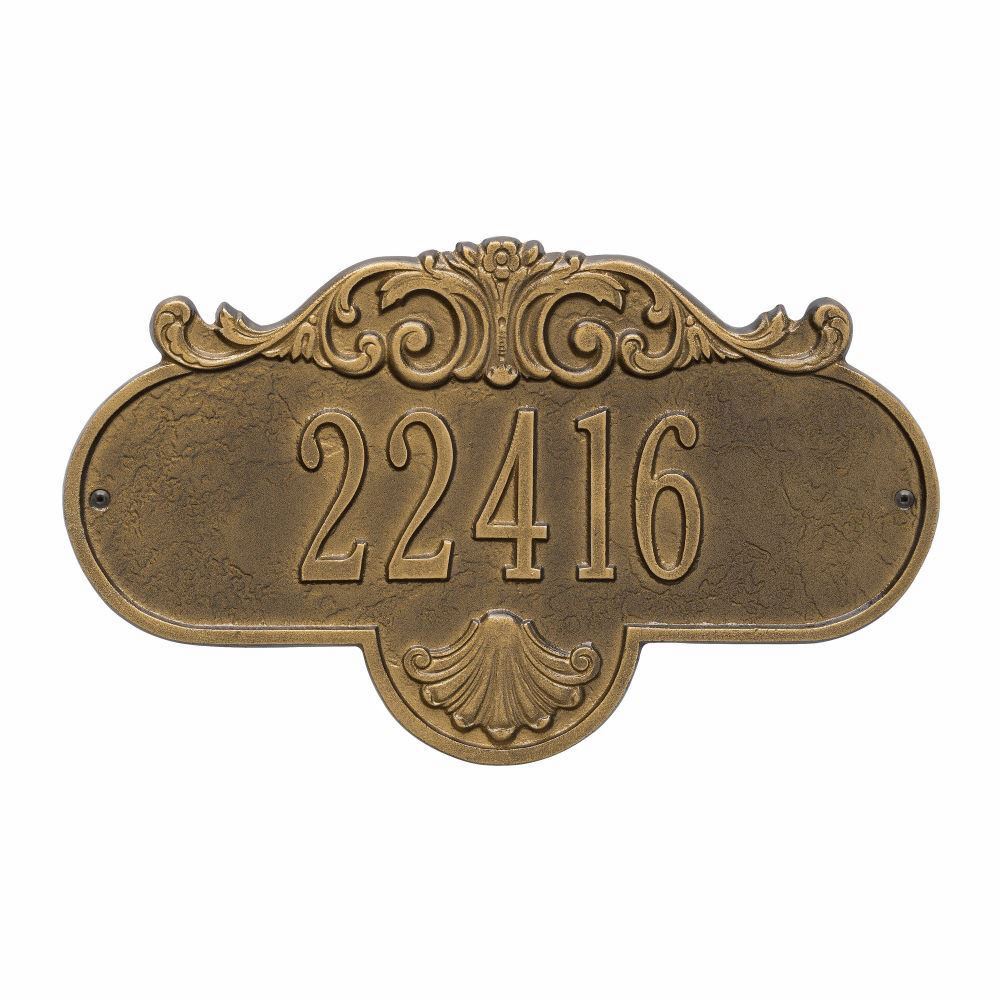 Whitehall Rochelle Standard Wall Address Plaque - One Line