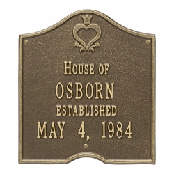 Whitehall Pennsylvania Dutch Anniversary Plaque - Two Line