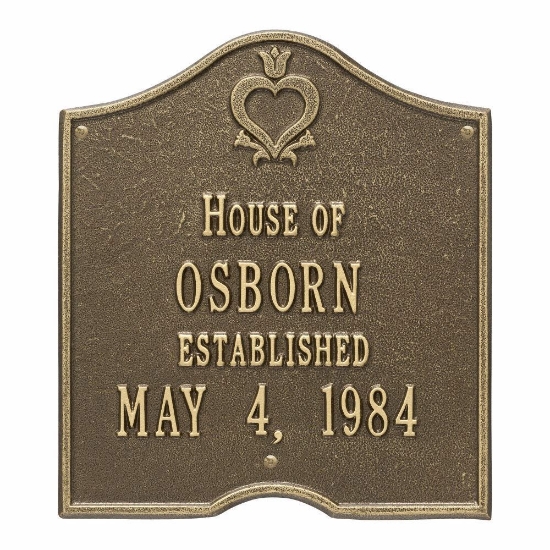 Whitehall Pennsylvania Dutch Anniversary Plaque - Two Line