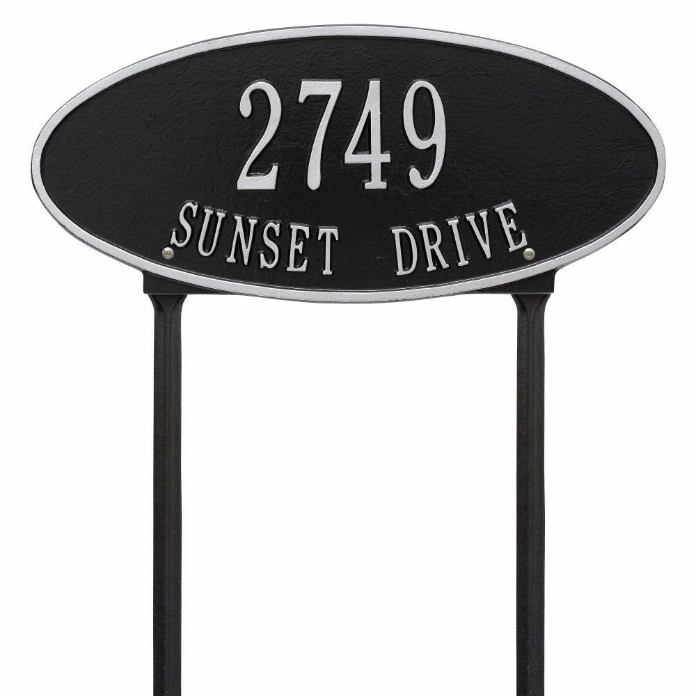 Whitehall Products Hawthorne Address Plaque - Thumbnail 4