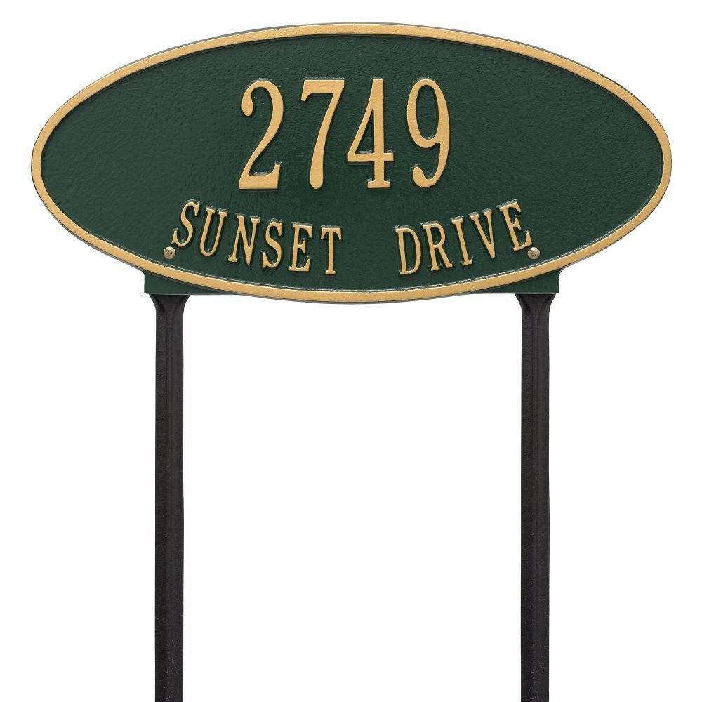 Whitehall Products Hawthorne Address Plaque - Thumbnail 5
