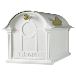 Whitehall Balmoral Mailbox  in White
