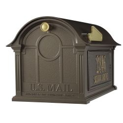 Whitehall Balmoral Mailbox Side Plaques Package in Bronze
