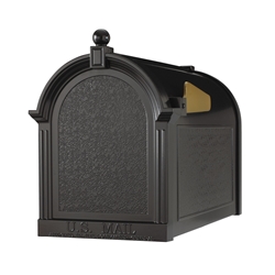 Whitehall Capitol Mailbox in Black
