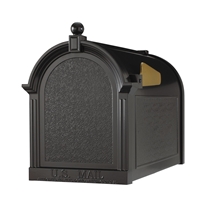 Capitol Mailbox in Black