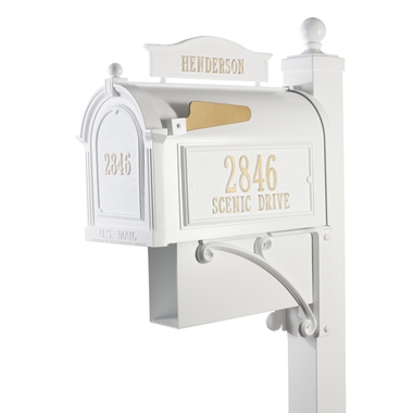 Whitehall Ultimate Mailbox Package in White