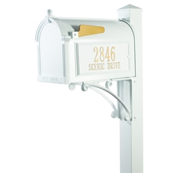 Whitehall Superior Mailbox Package in White