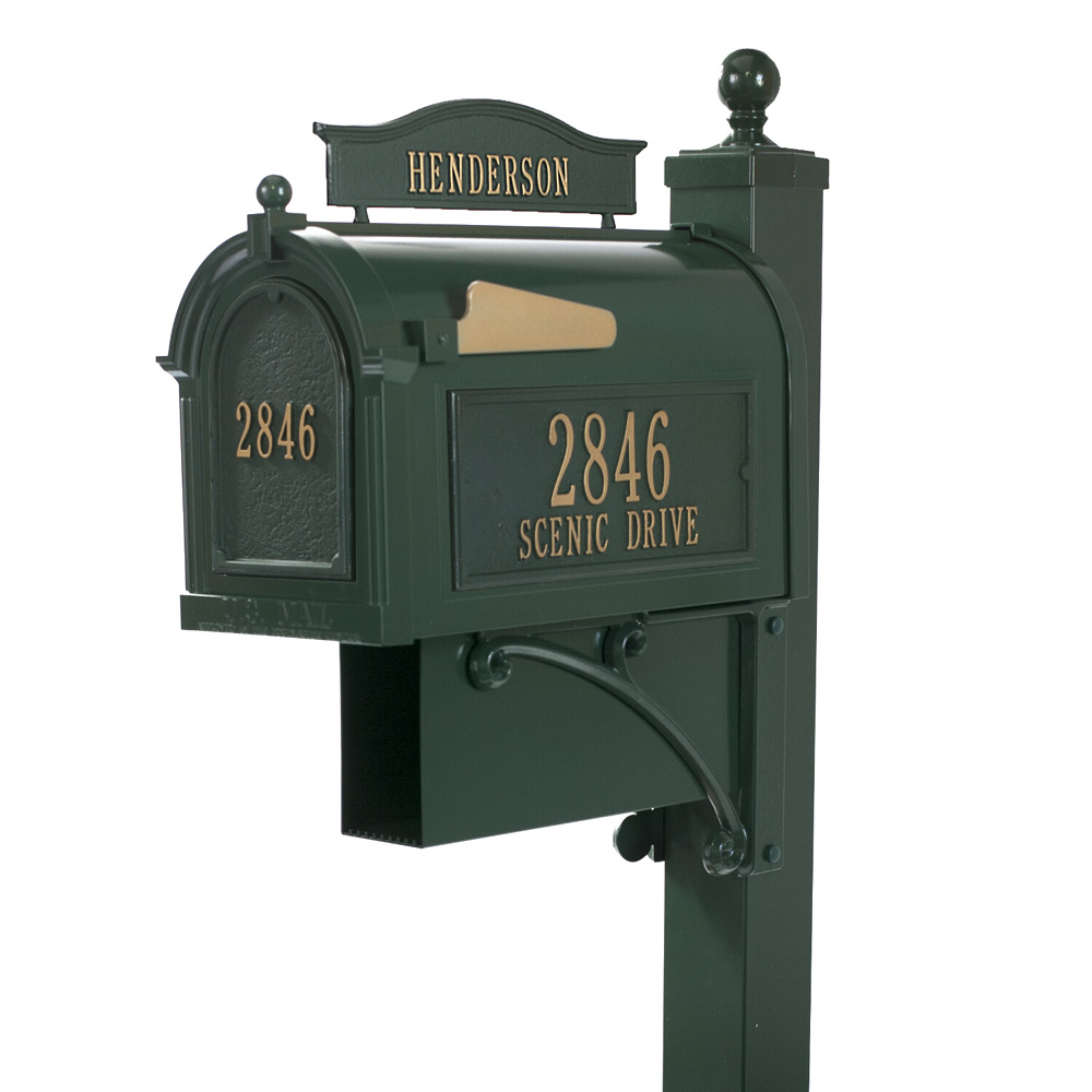 Whitehall Ultimate Mailbox Package in Green