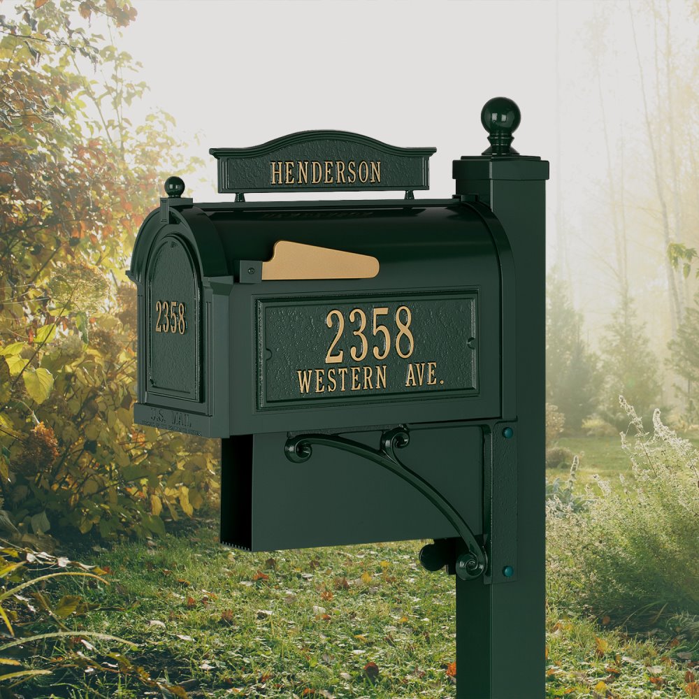Ultimate Capitol Mailbox Package in Green - 16324