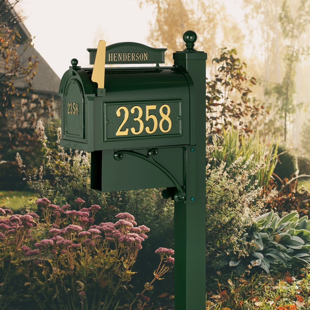 Ultimate Capitol Mailbox Package in Green - 16324